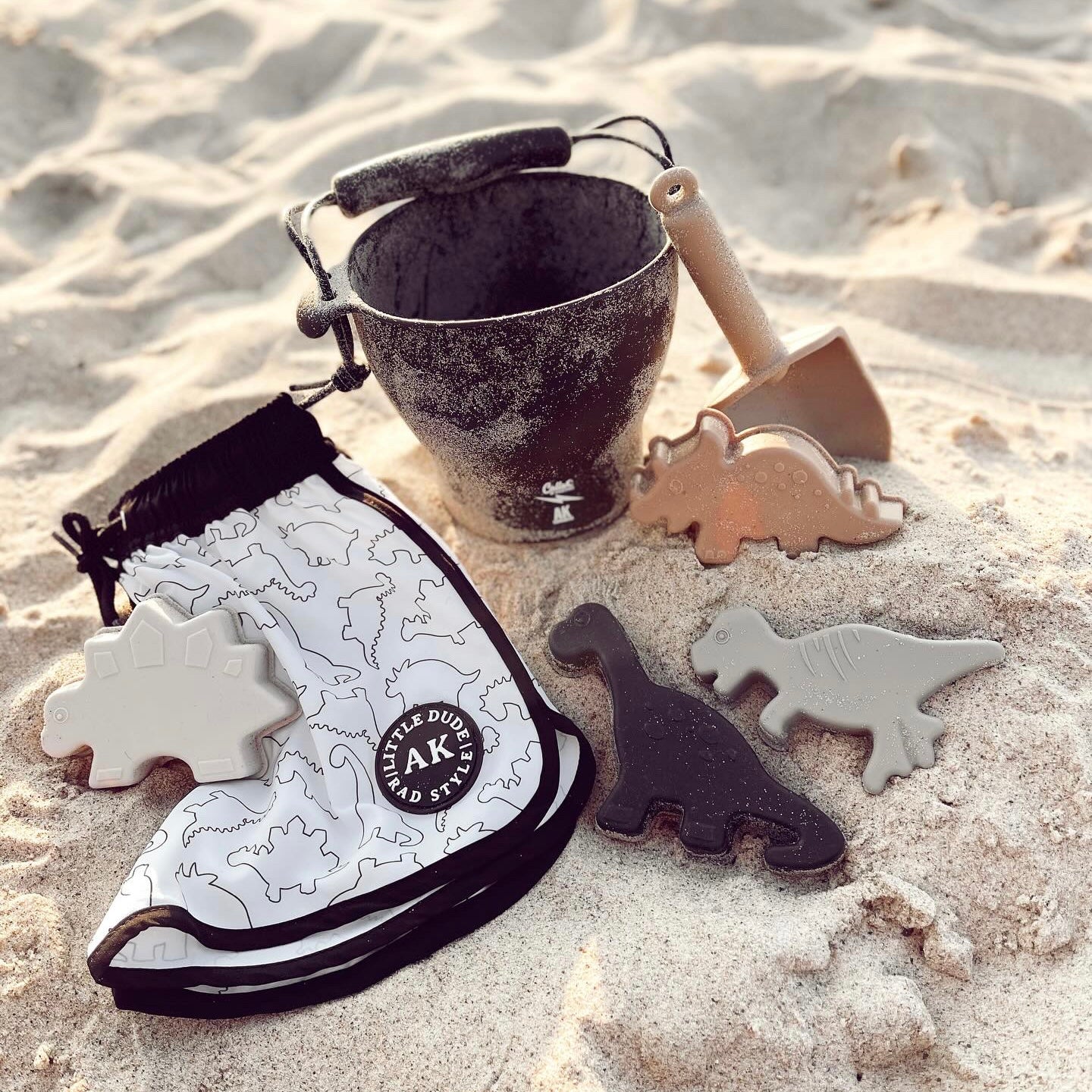 AK Clothing x C&F Dino Silicone Beach Toy Set