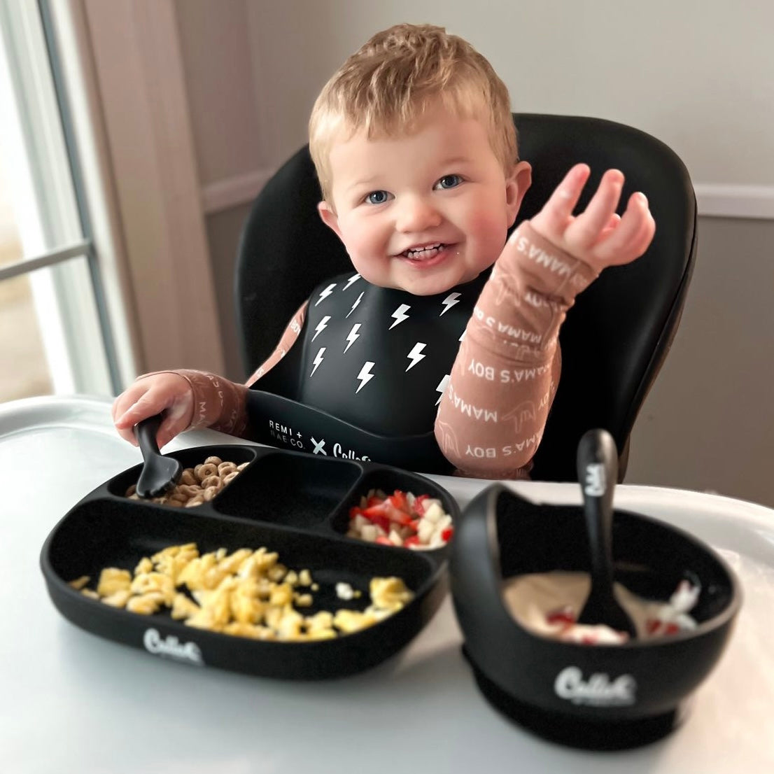 BLACKOUT COLLECTION My First Silicone Utensils