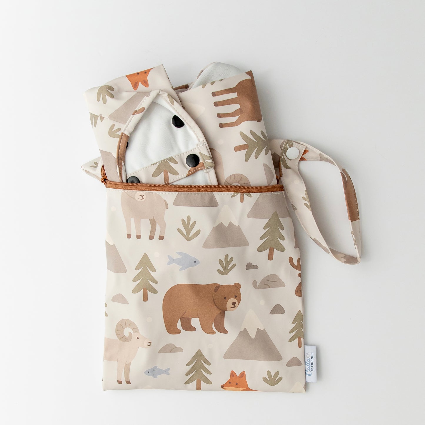 The Grayson Long Sleeve Bib - Woodland Pines