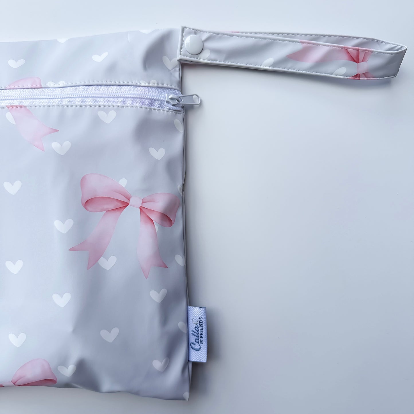 The Grayson Long Sleeve Bib - Sweetheart Bows