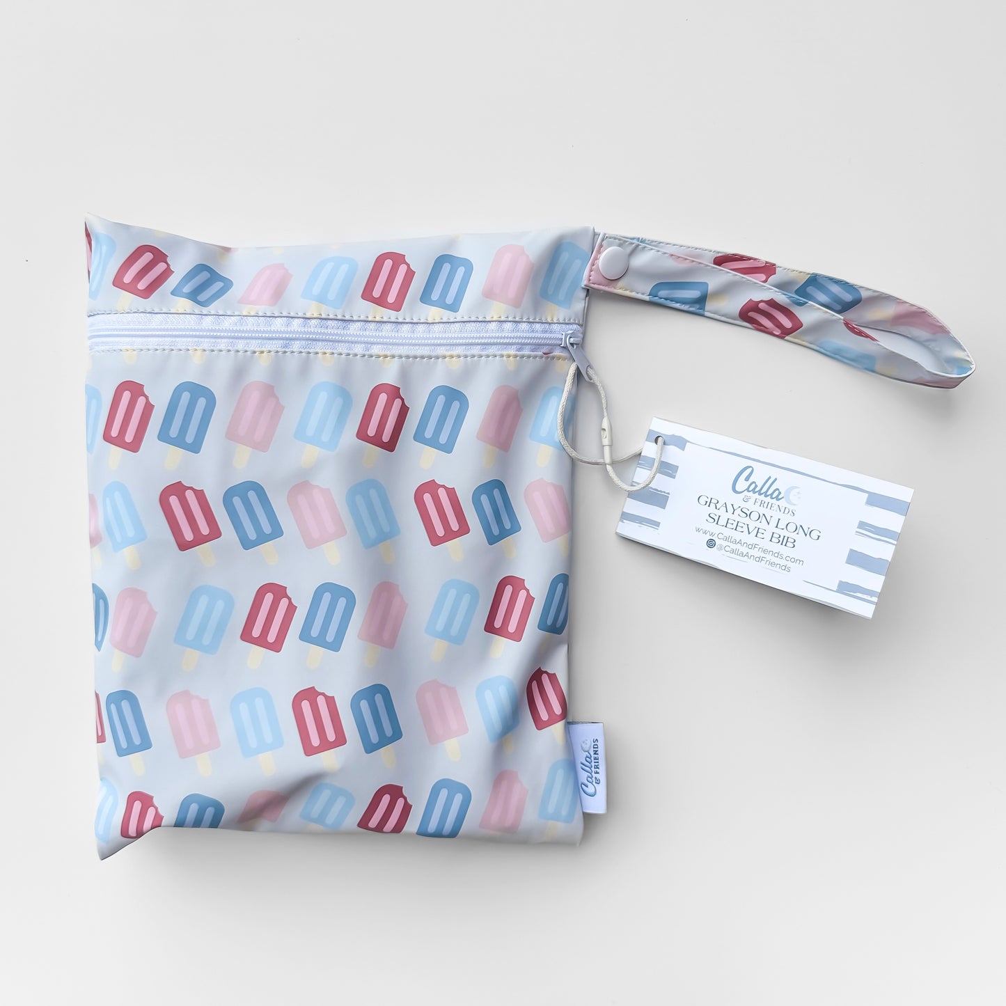 The Grayson Long Sleeve Bib - Popsicles