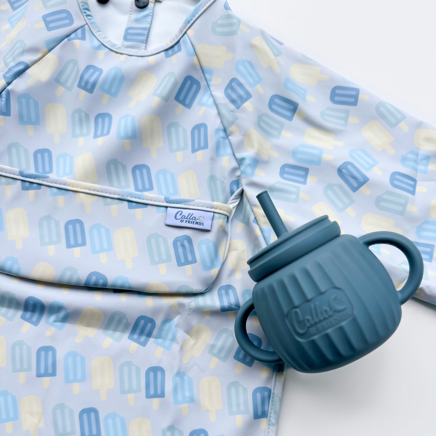 The Grayson Long Sleeve Bib - Popsicles