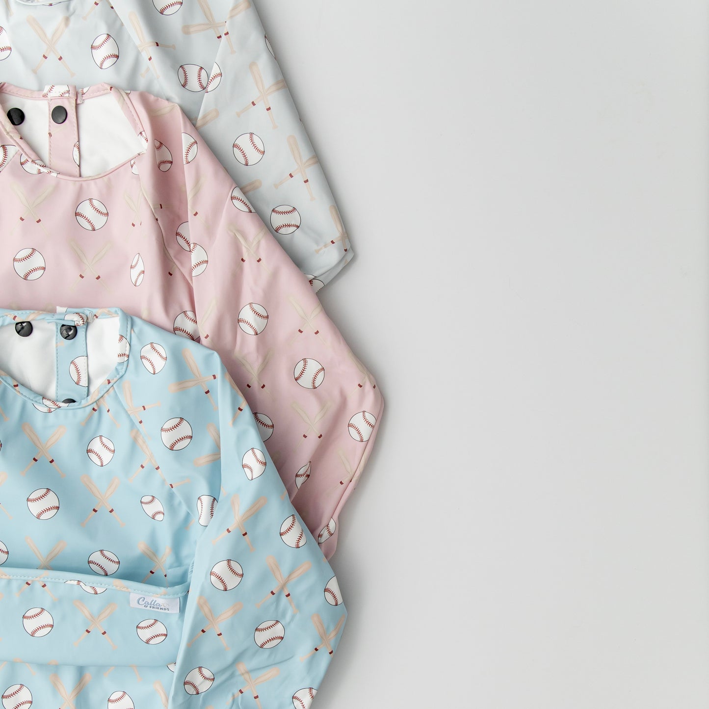 The Grayson Long Sleeve Bib - Baseball