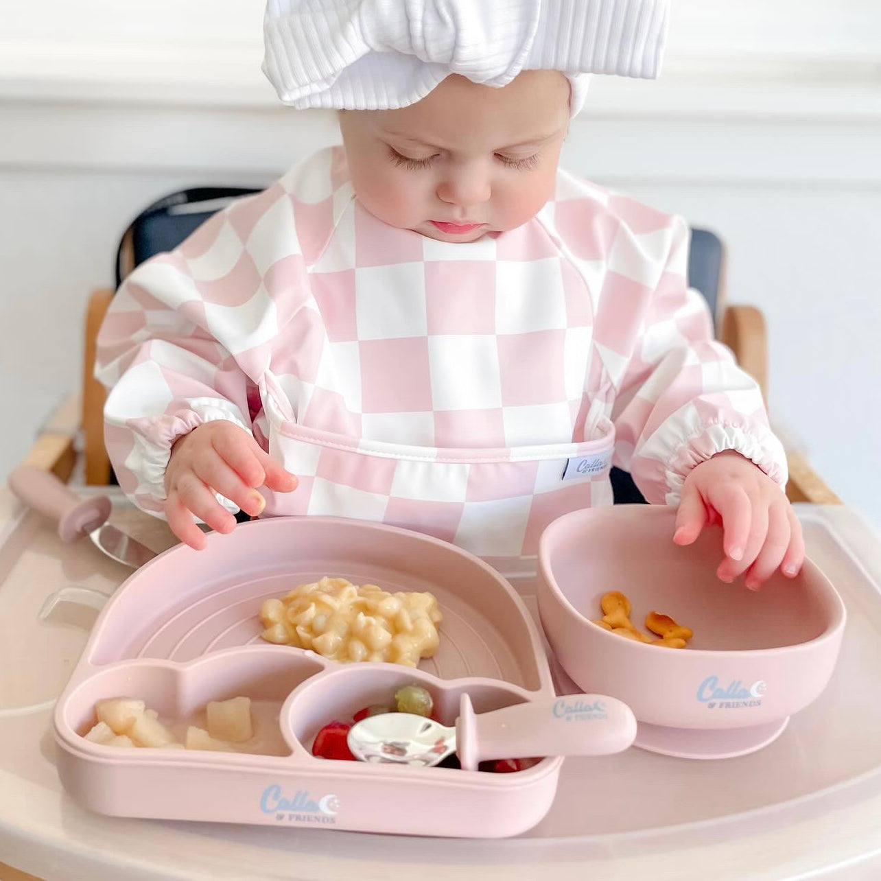 The Grayson Long Sleeve Bib - Checkered