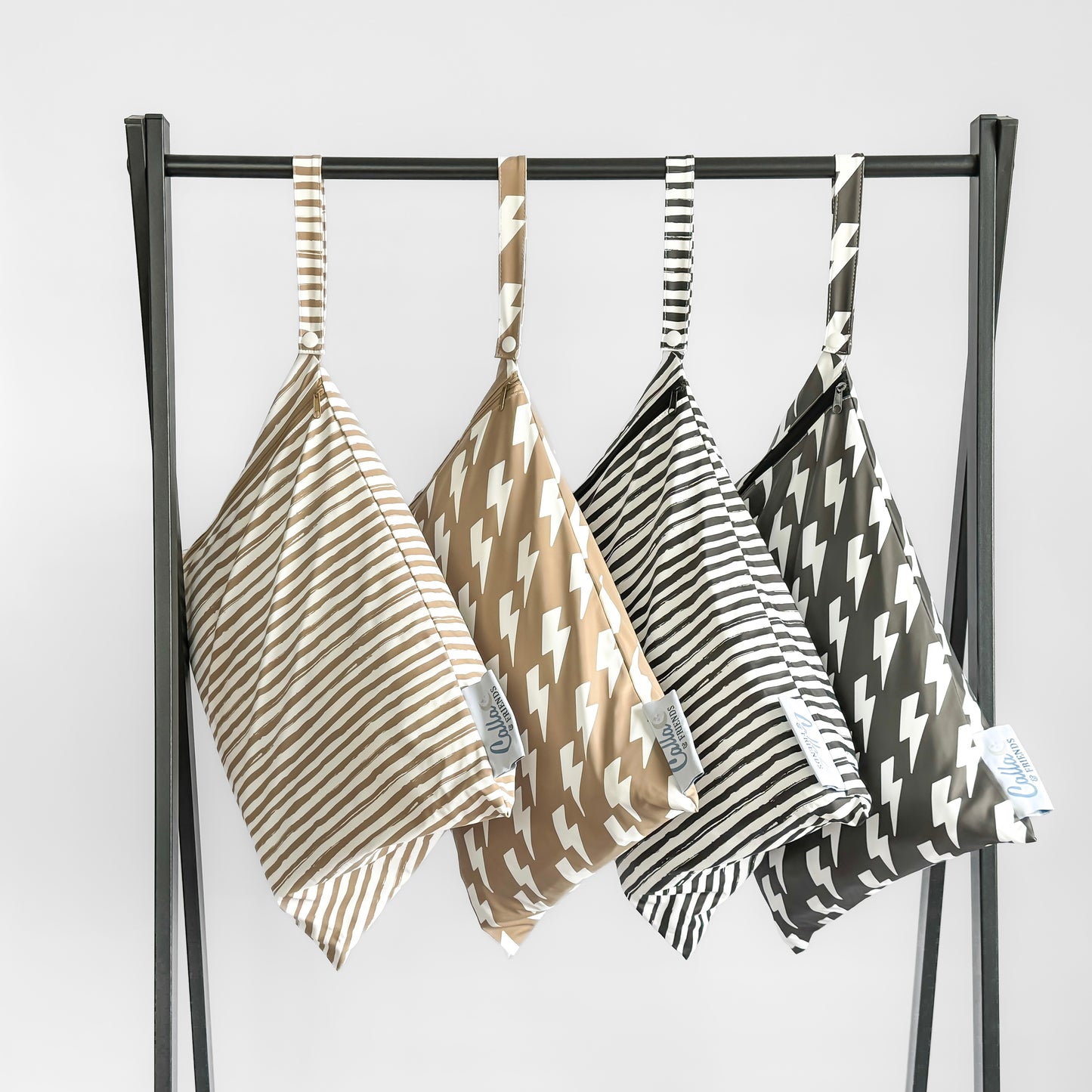 The Kenzie Beach Towel - Brush Stripes