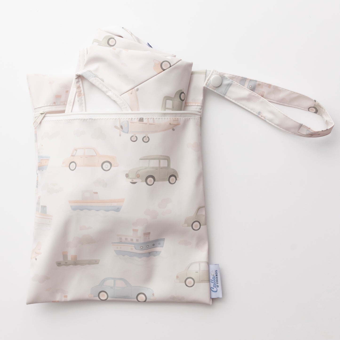 The Grayson Long Sleeve Bib - Vintage Transportation ✨PREORDER✨