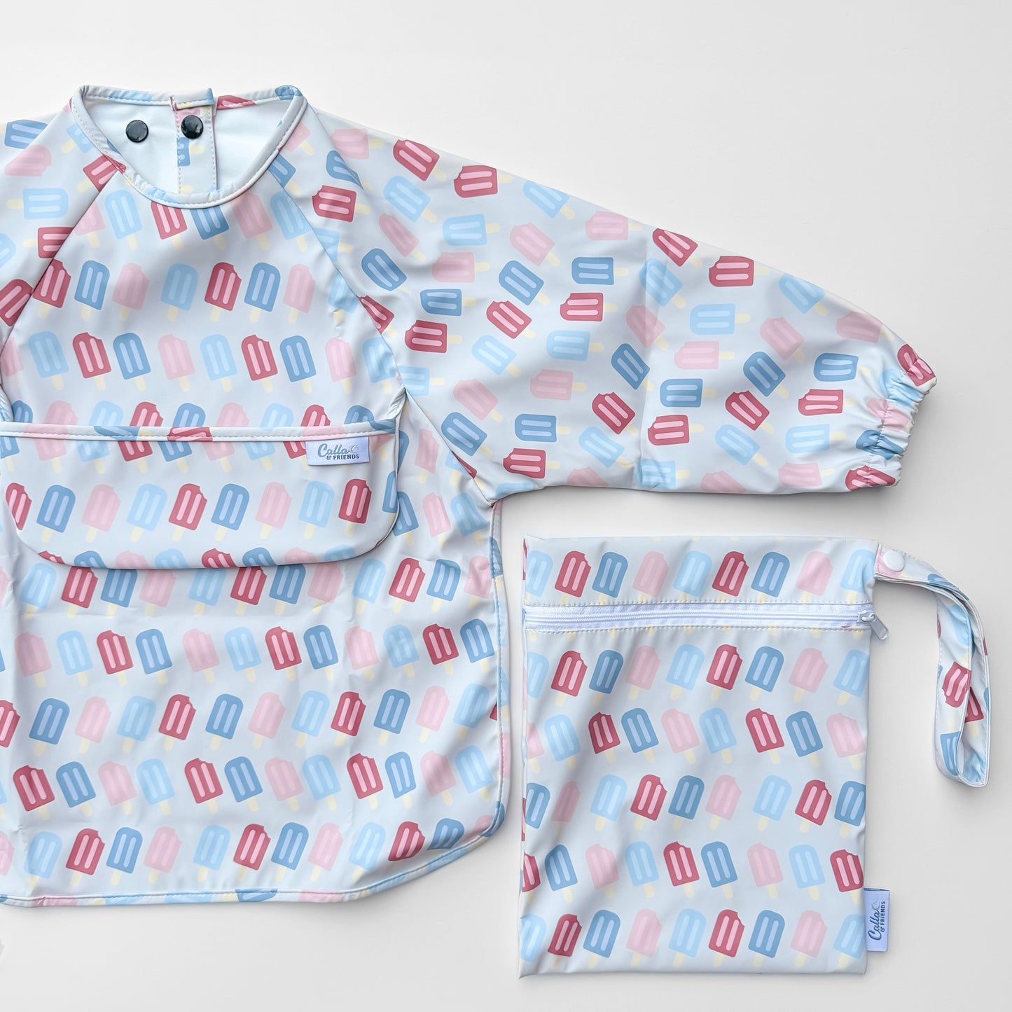 The Grayson Long Sleeve Bib - Popsicles