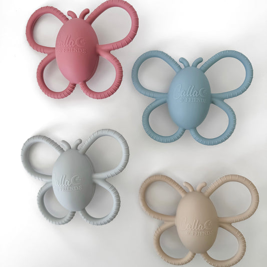 Garden Party Collection - Butterfly Rattle Teether