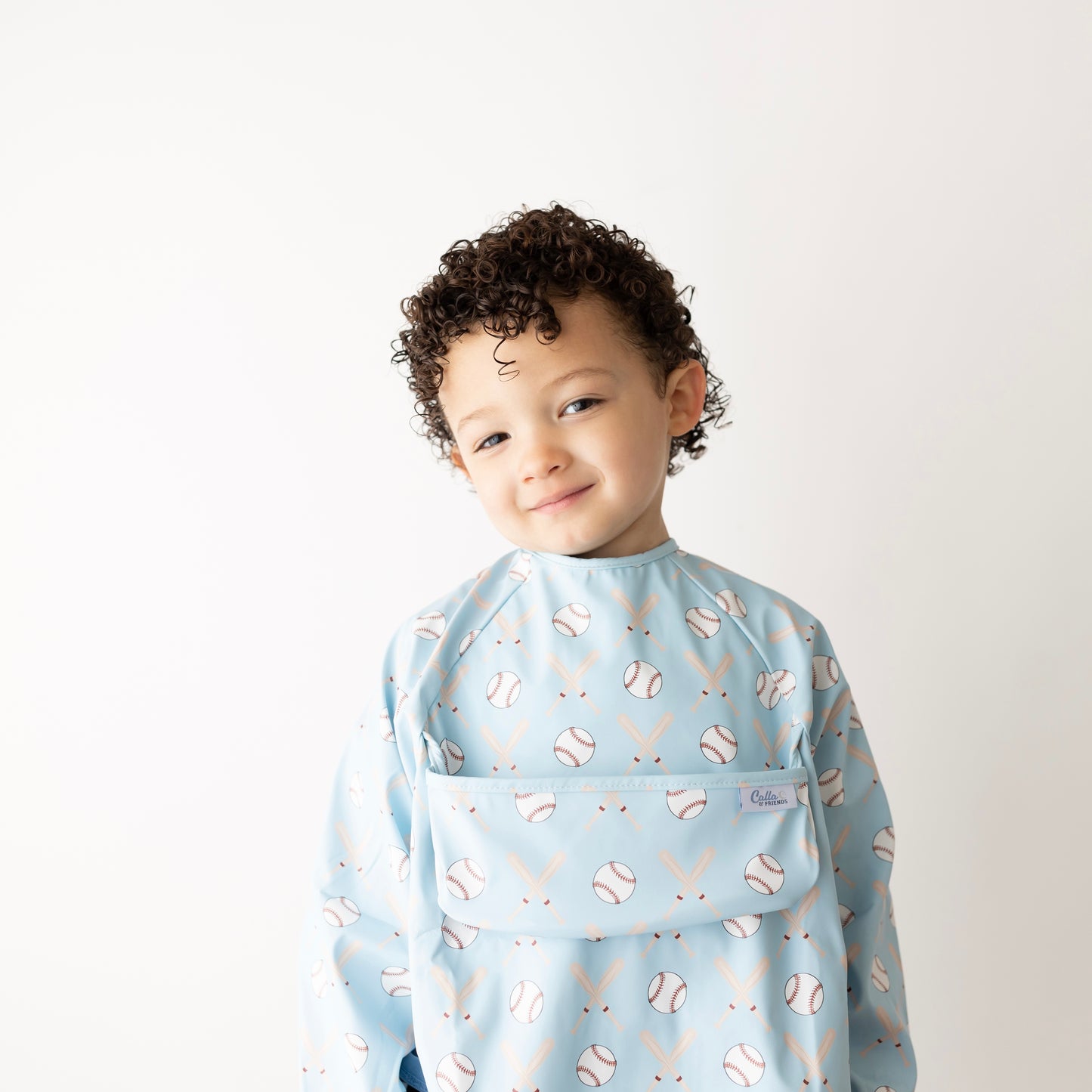 The Grayson Long Sleeve Bib - Baseball