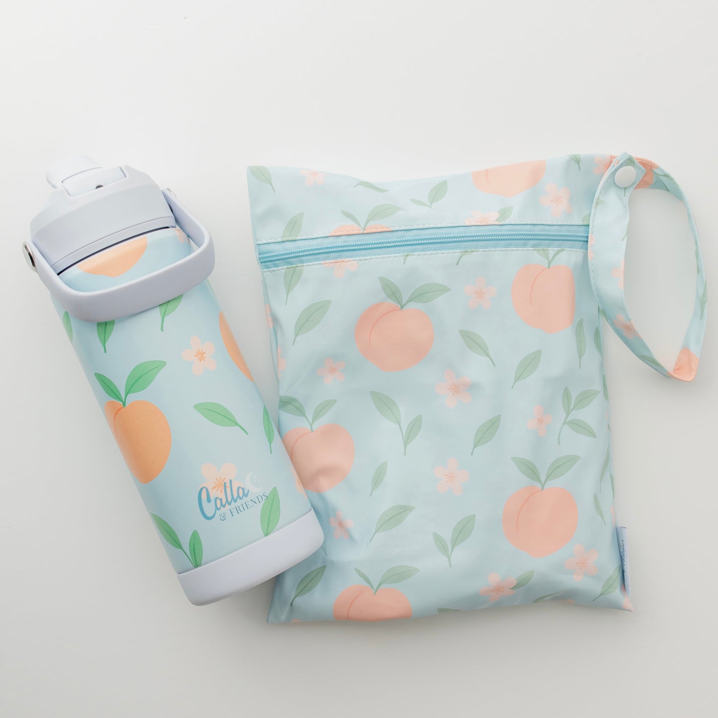 The Grayson Long Sleeve Bib - Peach Blossom