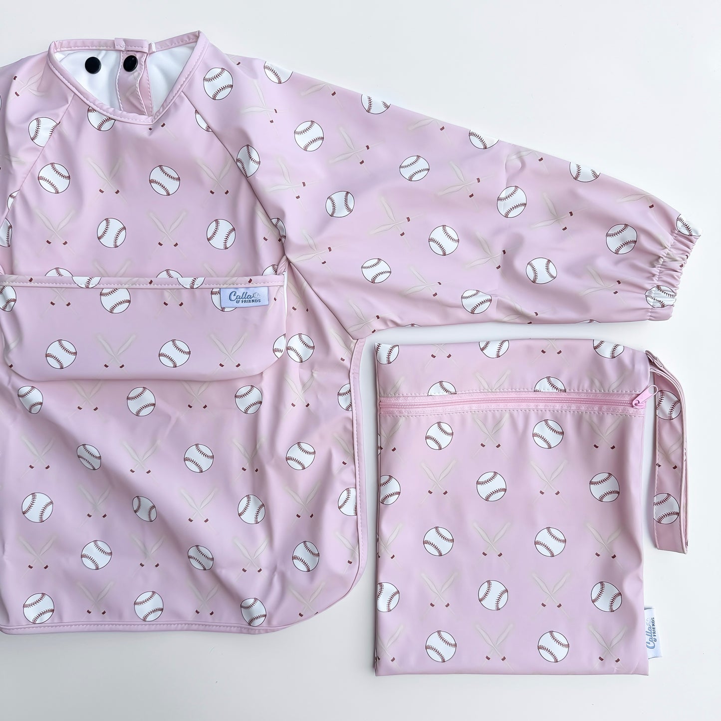 The Grayson Long Sleeve Bib - Baseball