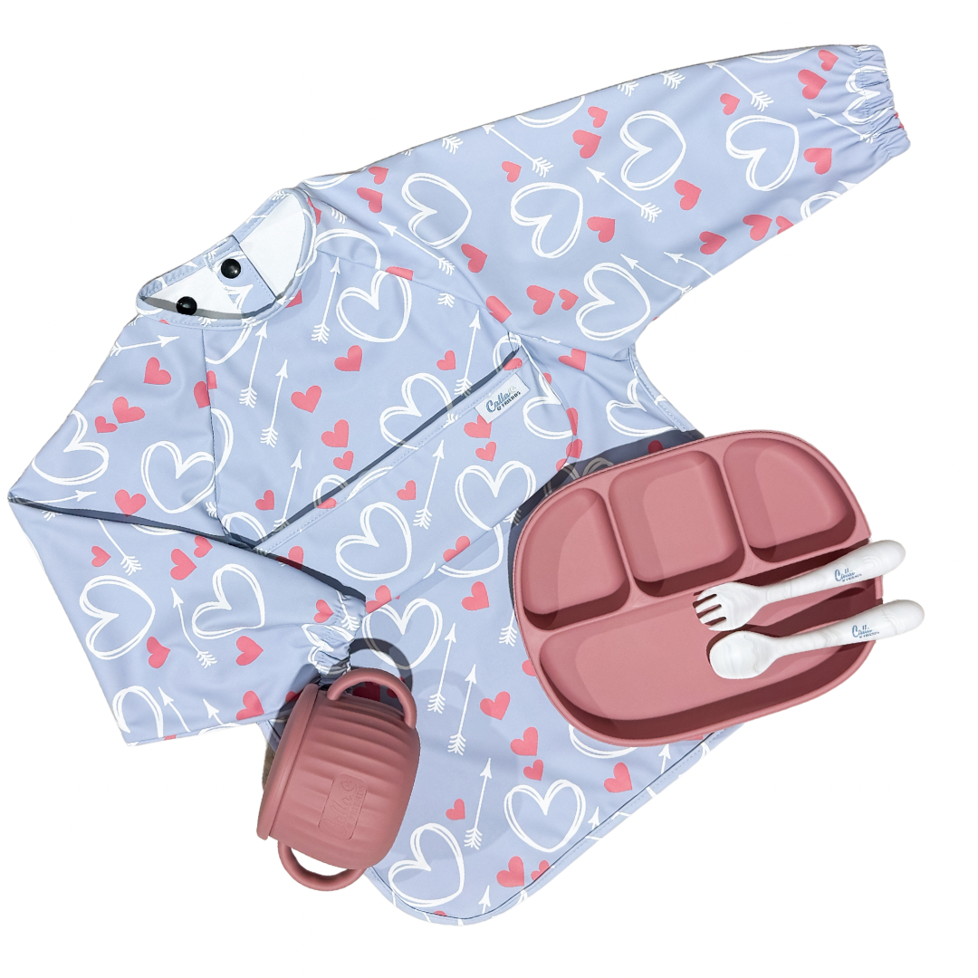 The Grayson Long Sleeve Bib - Love Struck