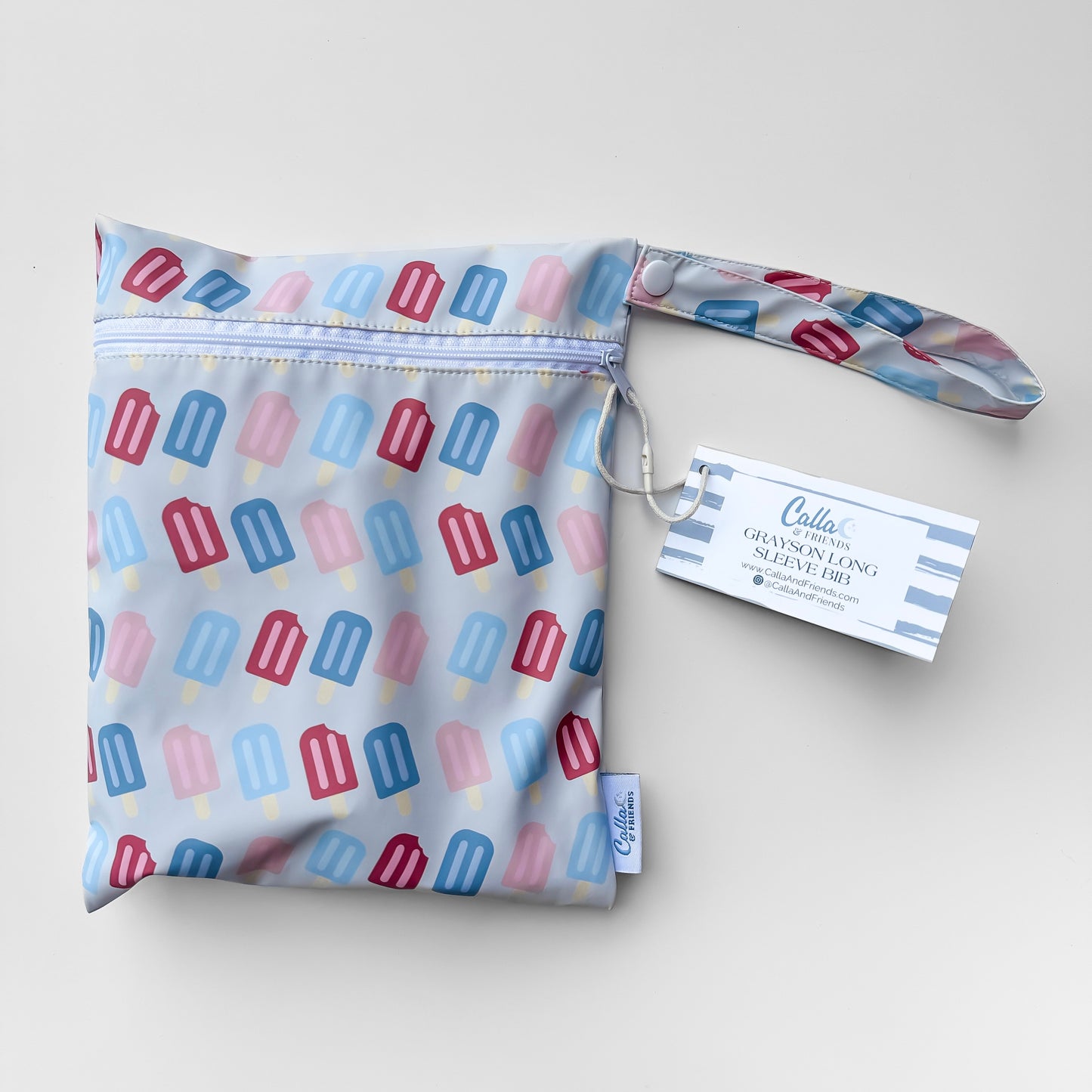 The Grayson Long Sleeve Bib - Popsicles