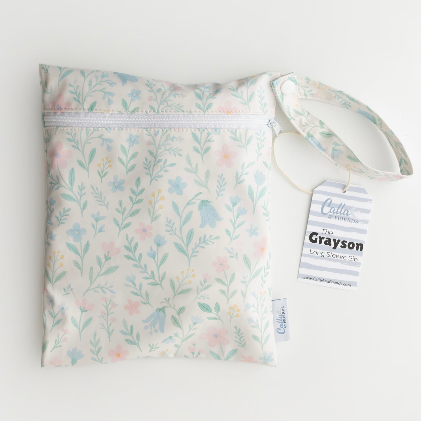 The Grayson Long Sleeve Bib - Wildflower Dreams