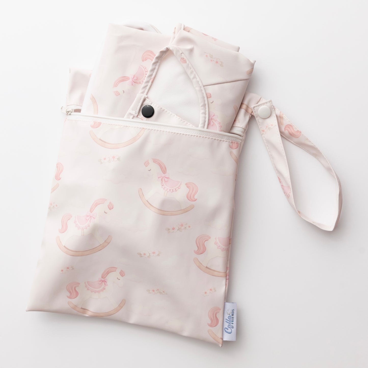The Grayson Long Sleeve Bib - Rocking Horse ✨PREORDER✨