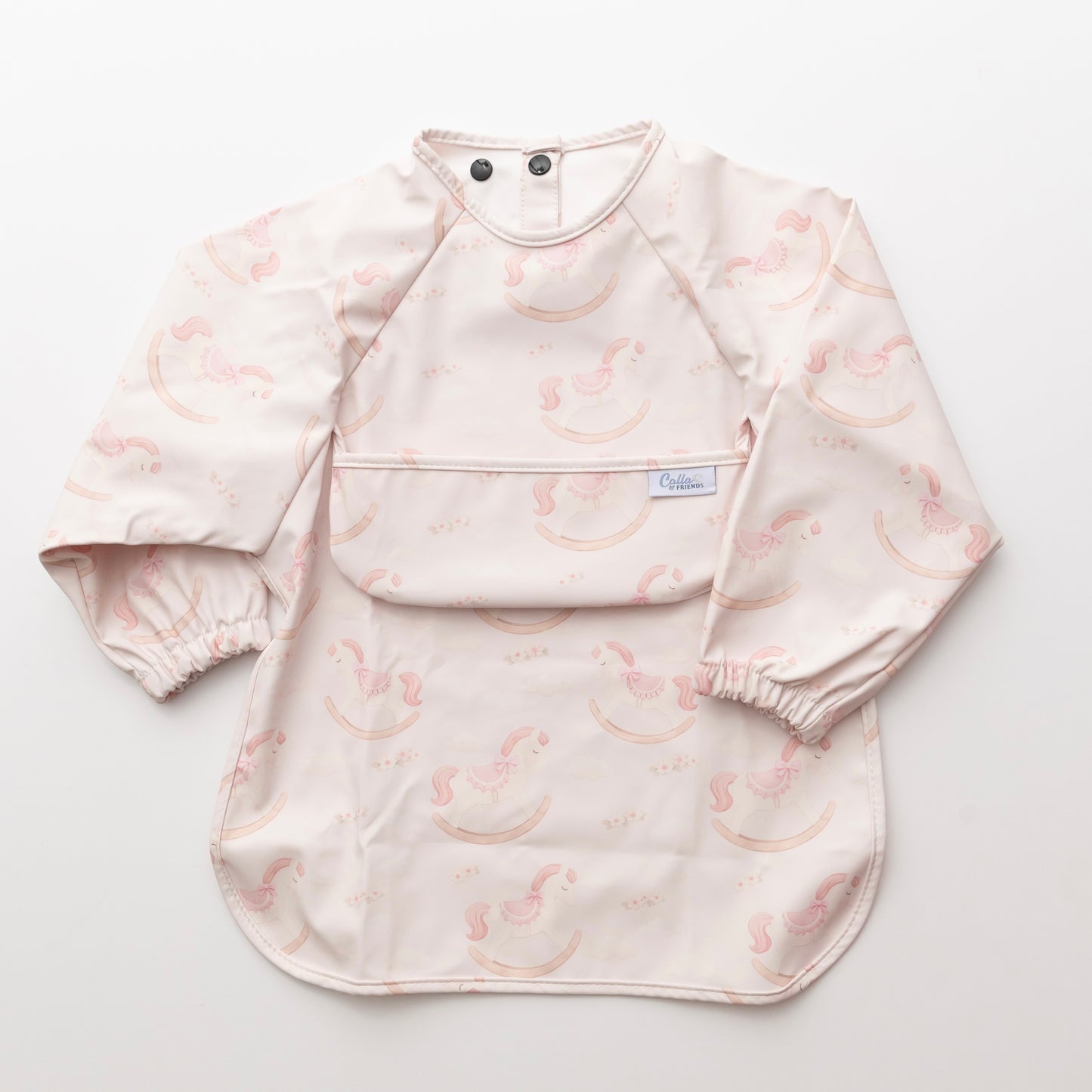 The Grayson Long Sleeve Bib - Rocking Horse ✨PREORDER✨