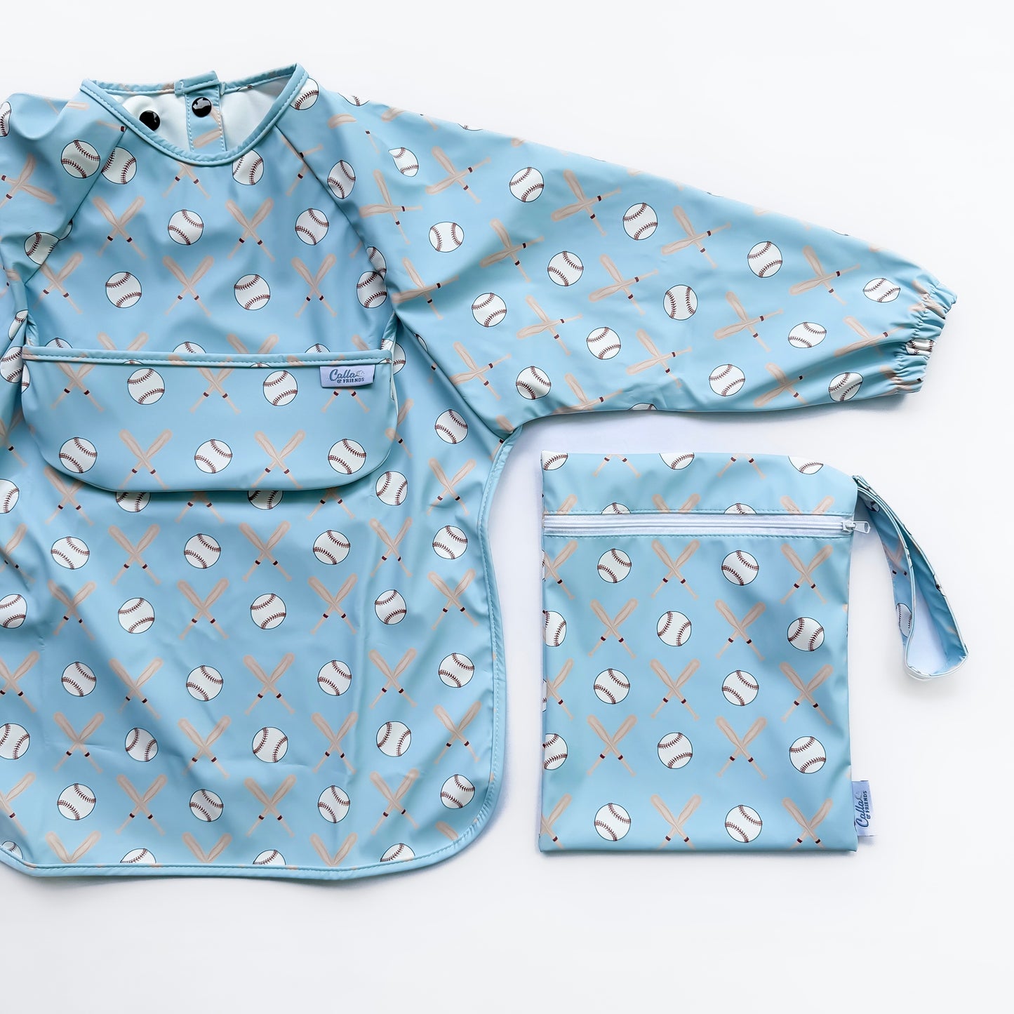 The Grayson Long Sleeve Bib - Baseball