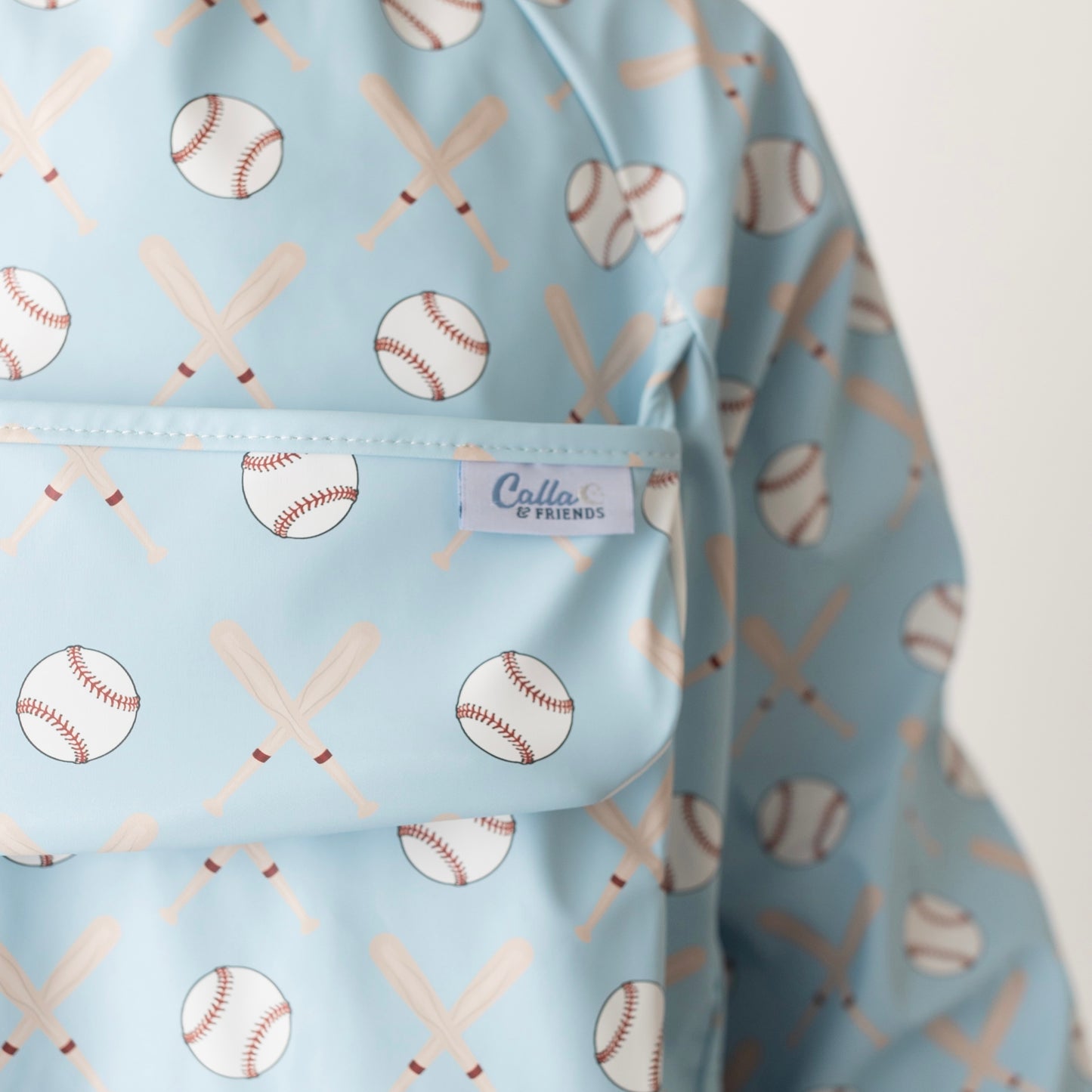 The Grayson Long Sleeve Bib - Baseball