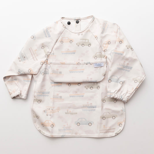 The Grayson Long Sleeve Bib - Vintage Transportation ✨PREORDER✨