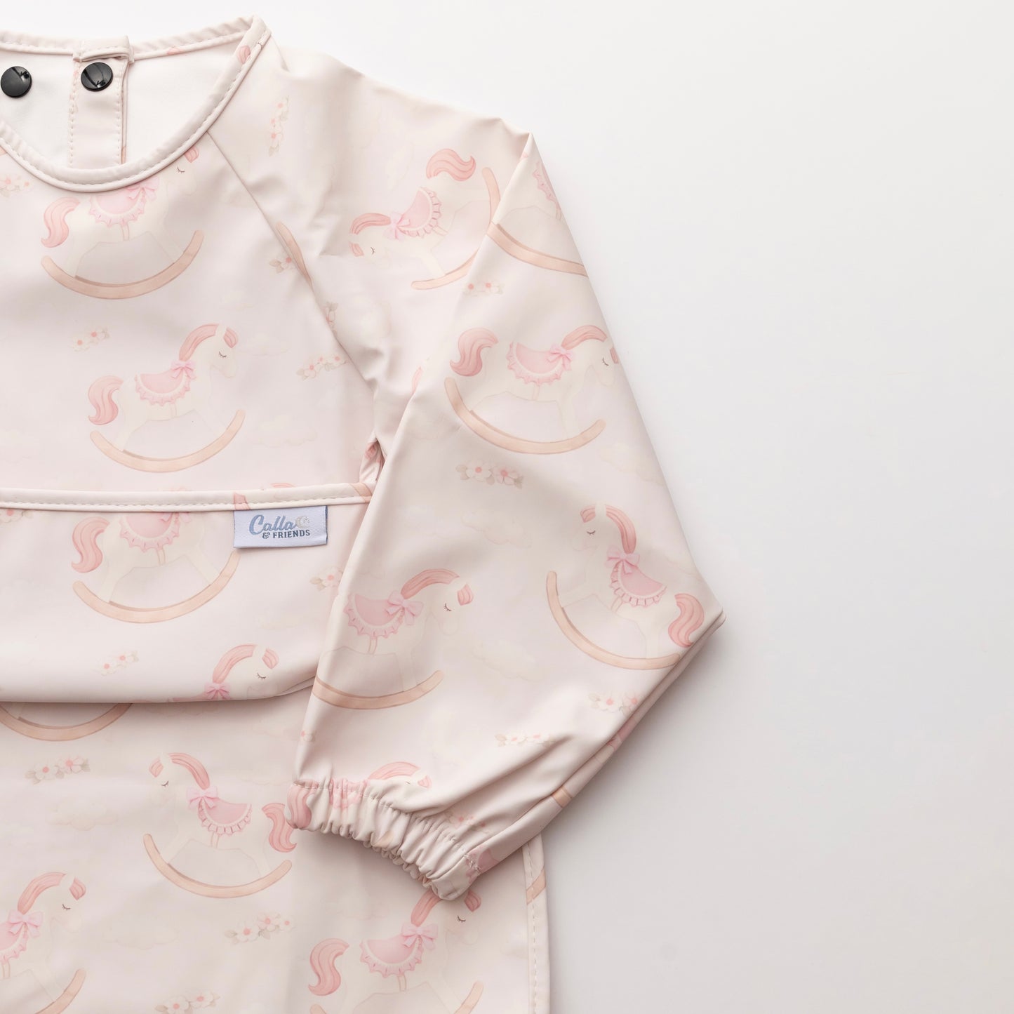 The Grayson Long Sleeve Bib - Rocking Horse ✨PREORDER✨
