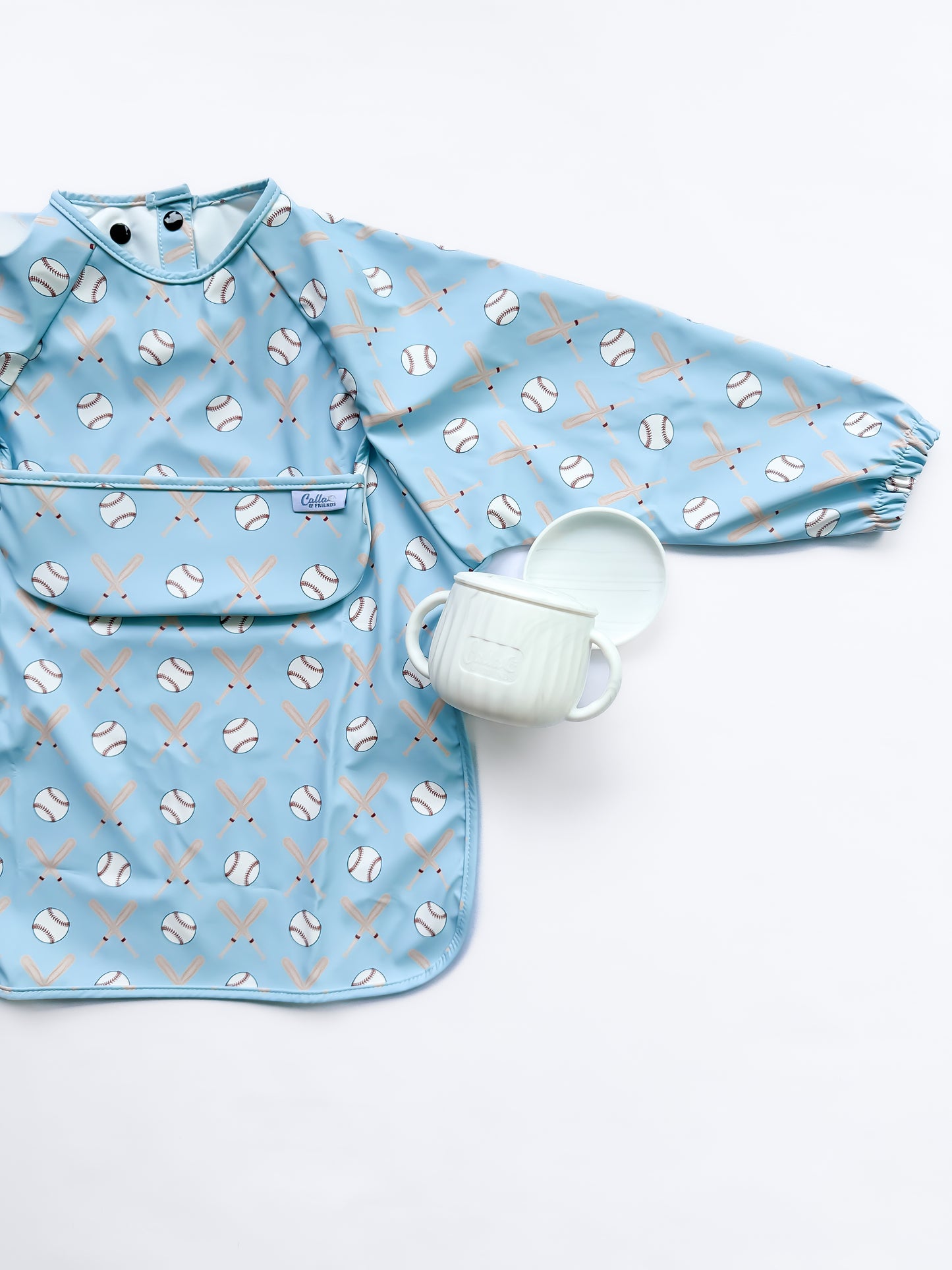 The Grayson Long Sleeve Bib - Baseball