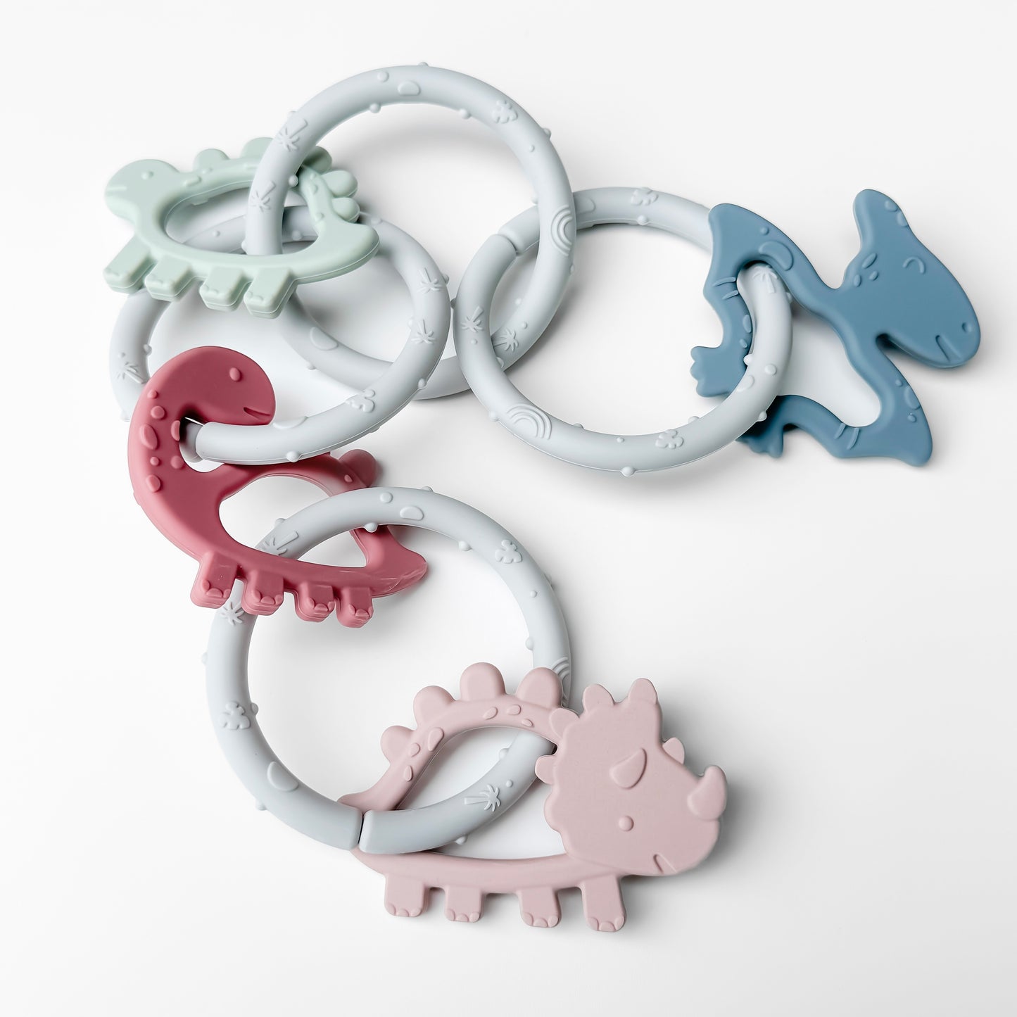 Dino Rings Silicone Teether