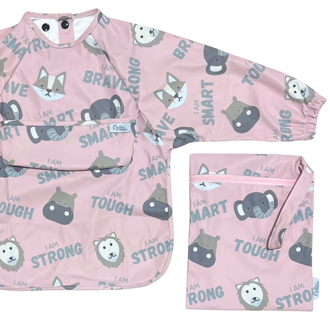 The Grayson Long Sleeve Bib - Affirmations