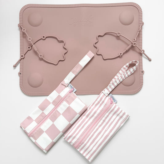 The Tidy Traveler - Solid Placemat Set