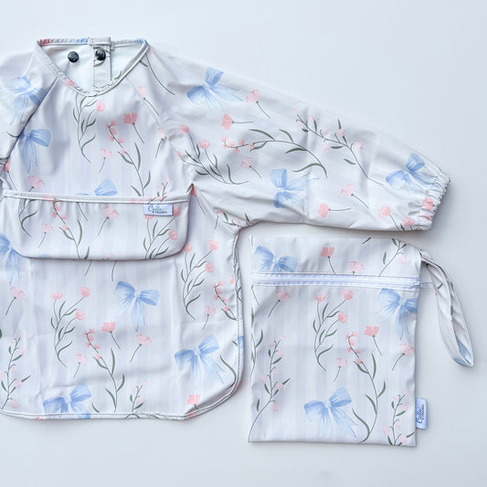 The Grayson Long Sleeve Bib - Fancy Floral