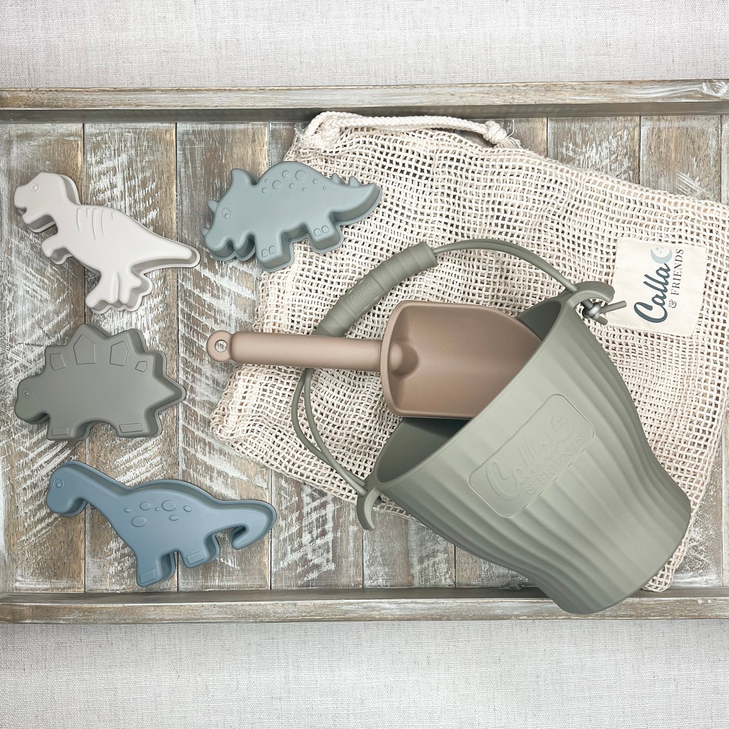 Dominic’s Dino Silicone Beach Toy Set