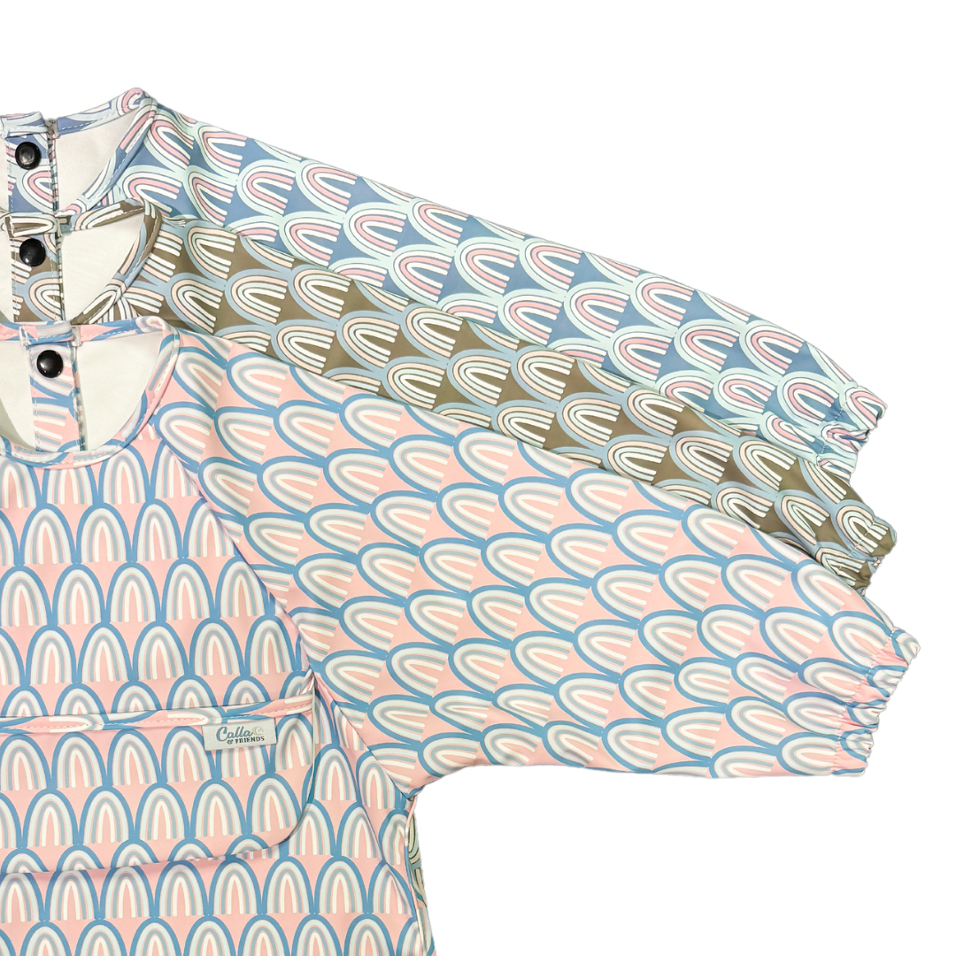 The Grayson Long Sleeve Bib - Rainbow