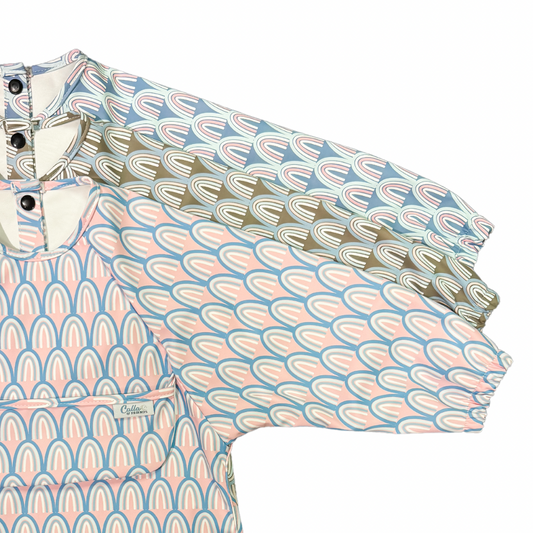 The Grayson Long Sleeve Bib - Rainbow
