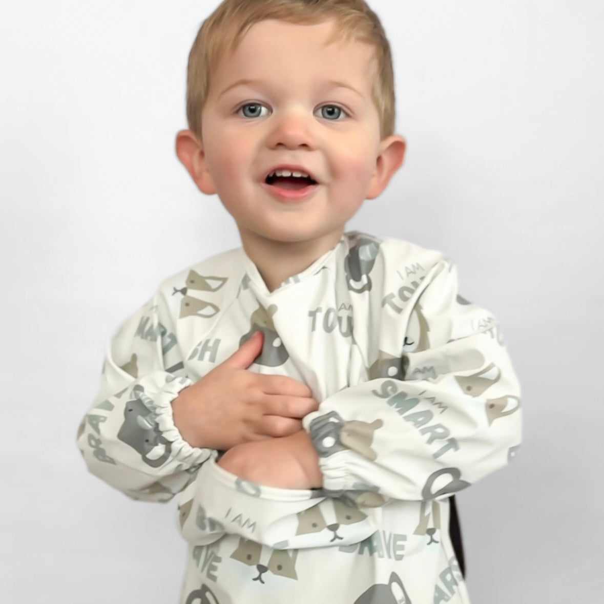 The Grayson Long Sleeve Bib - Affirmations