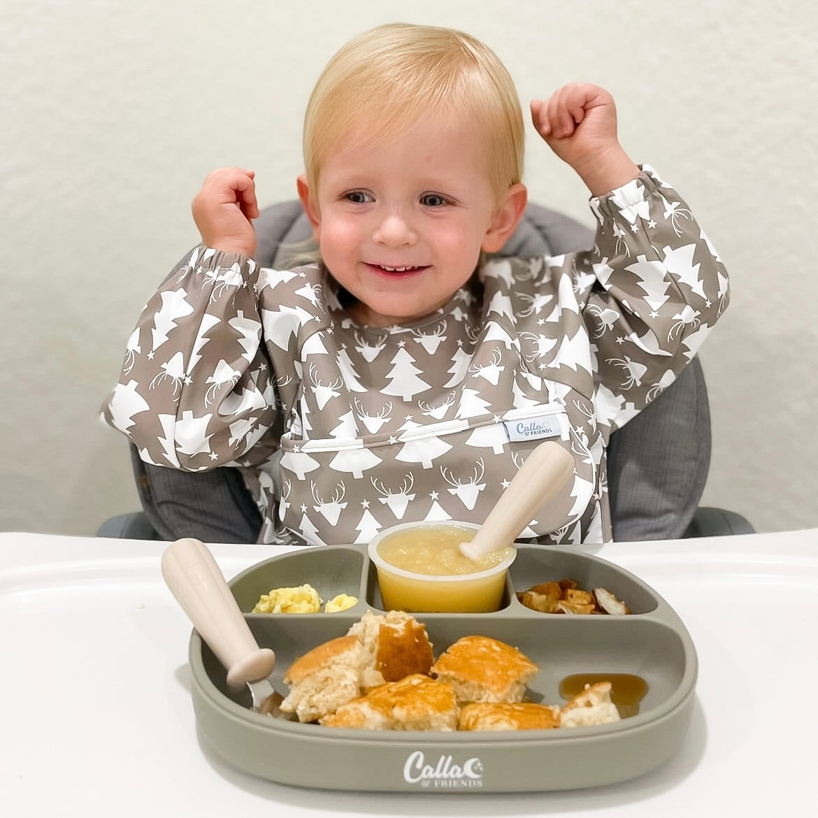 The Grayson Long Sleeve Bib - Limited Edition Christmas