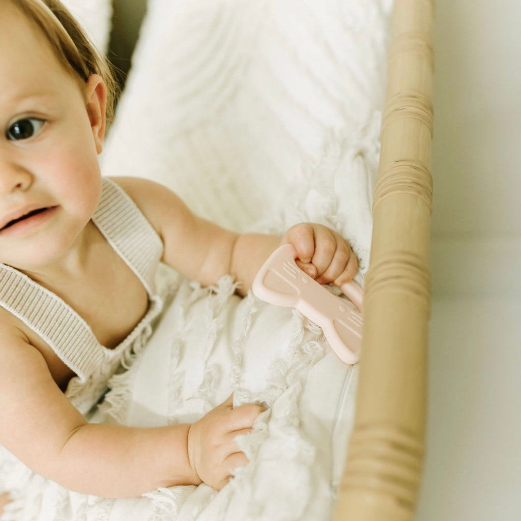 Kitty Silicone Sensory Teether