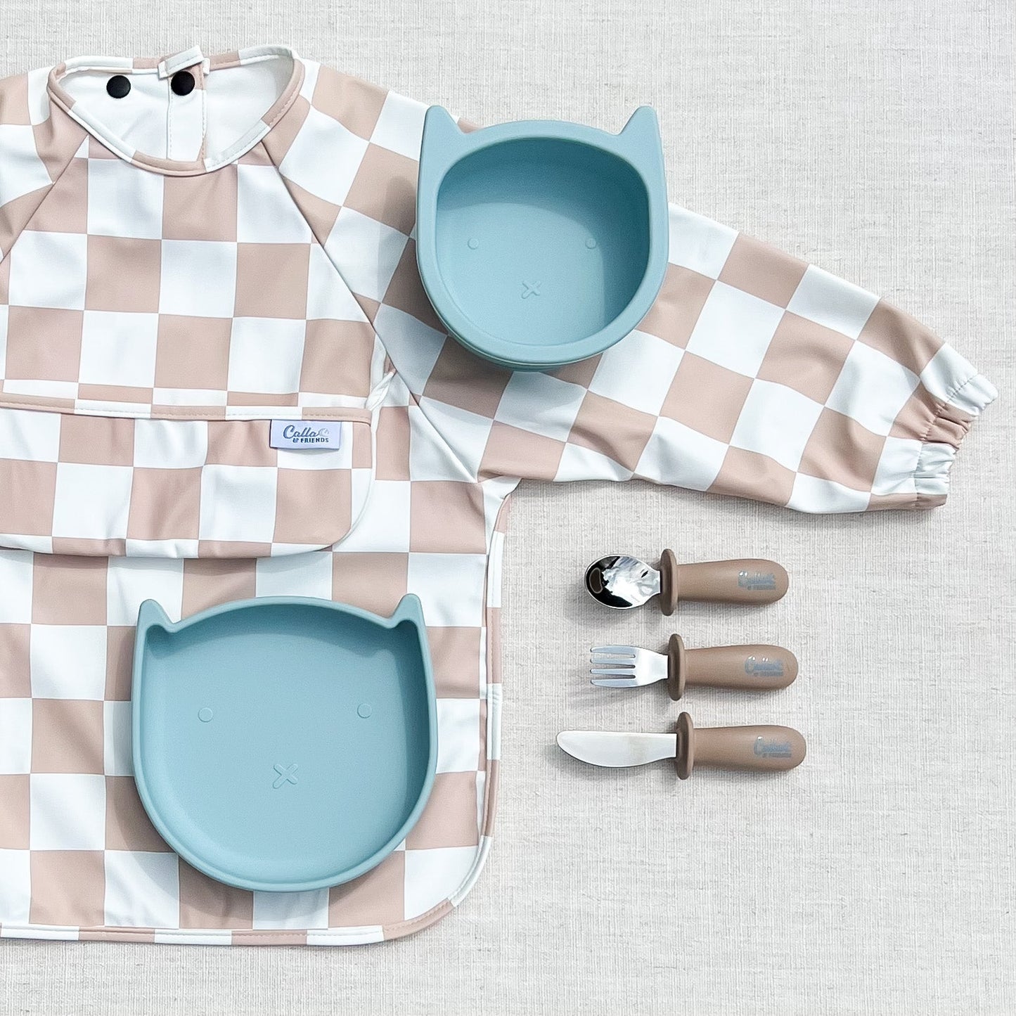 Silicone & Stainless Steel Toddler Utensil Set