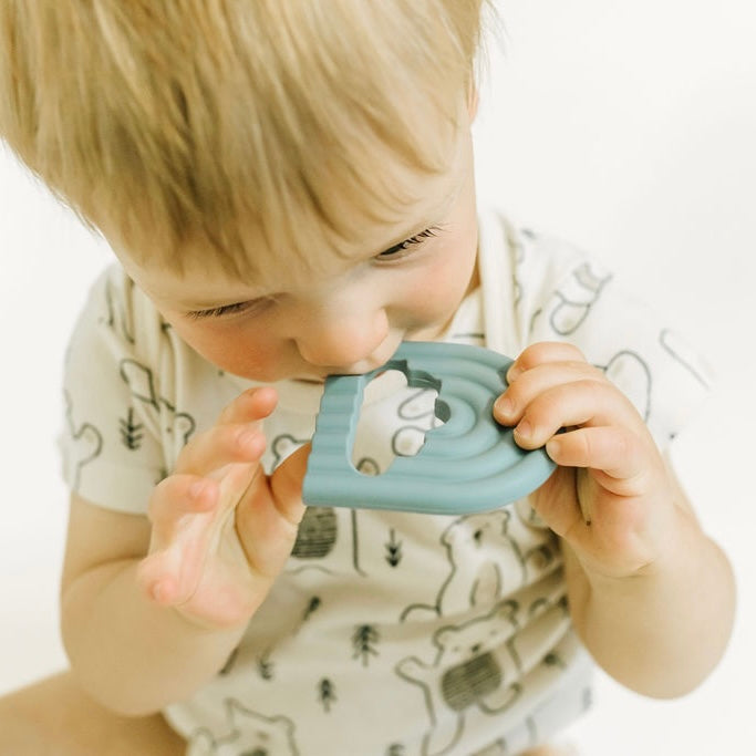 Rainbow Silicone Sensory Teether
